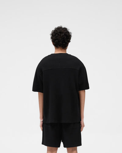 Waffle T-Shirt - Jet Black