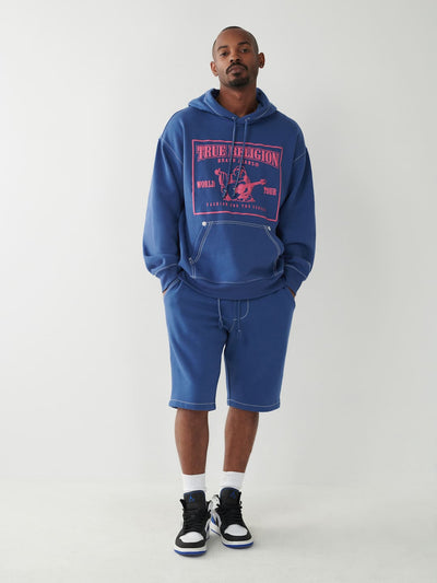 Big T Logo Relaxed Hoodie