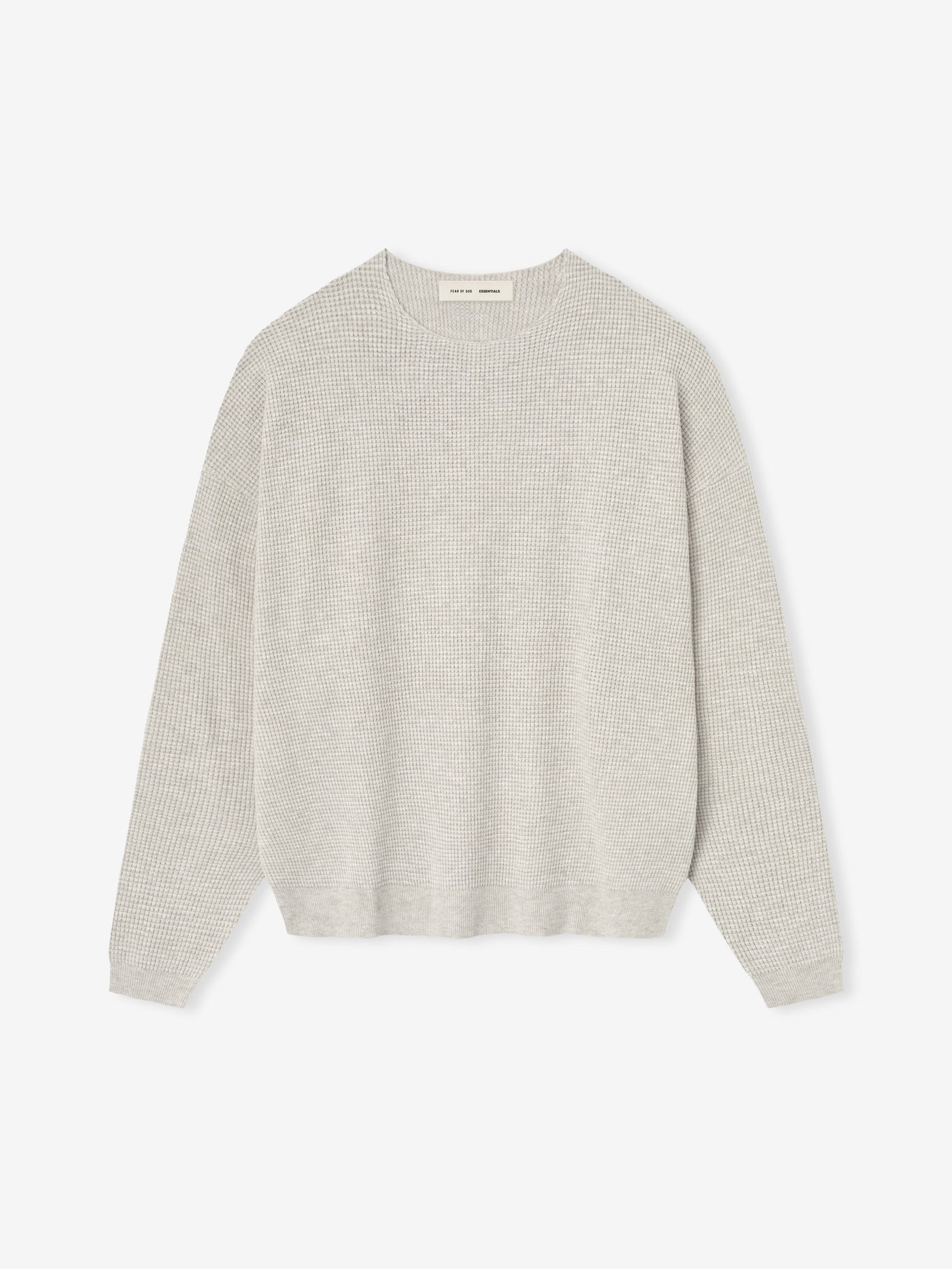 Waffle Crewneck Sweater