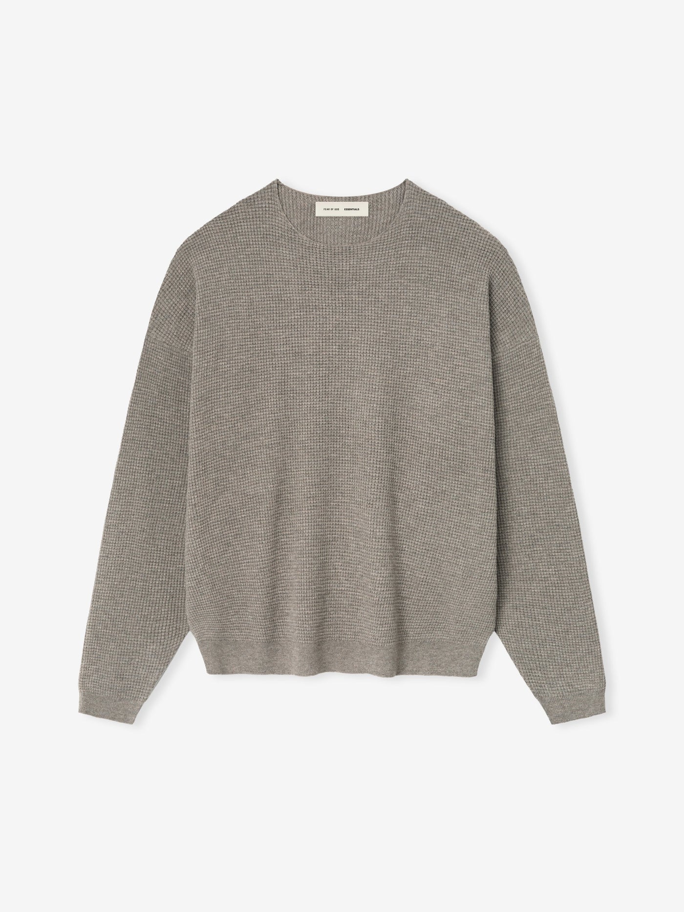 Waffle Crewneck Sweater