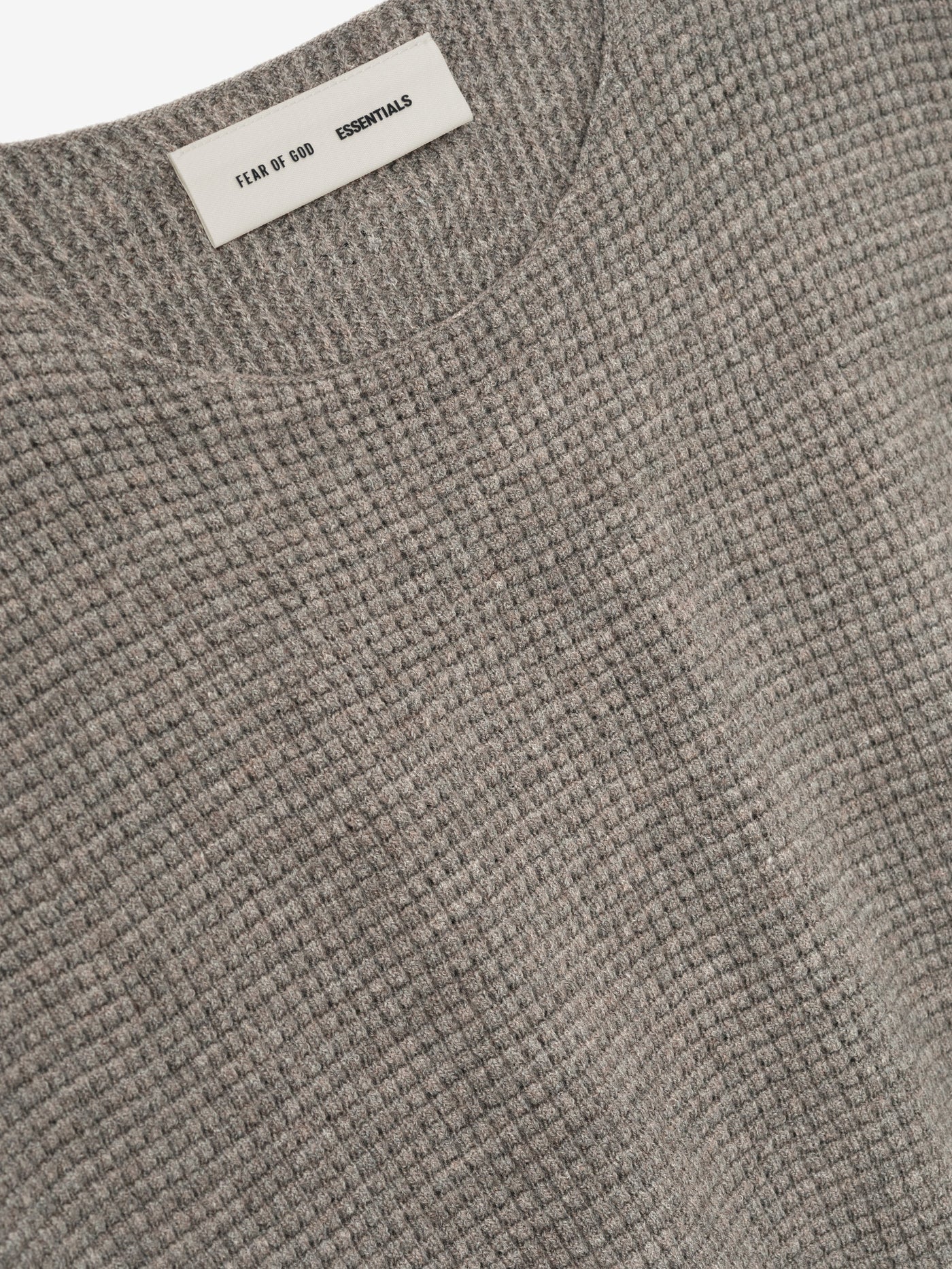 Waffle Crewneck Sweater