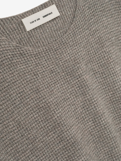 Waffle Crewneck Sweater