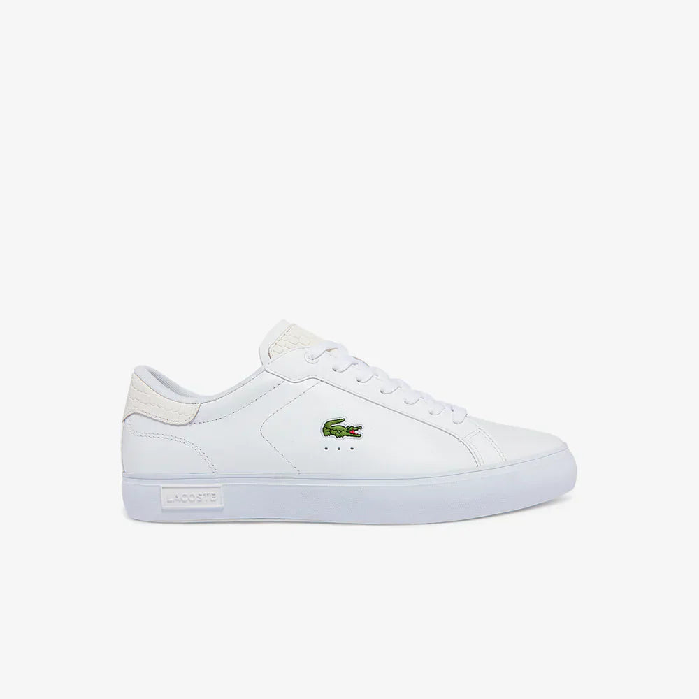 Lacoste Powercourt Burnished Leather Trainers