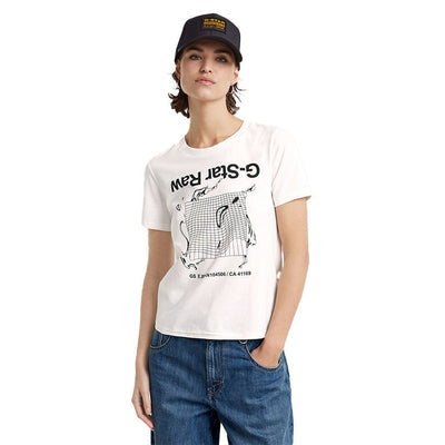 G-Star Grid Wave Graphic T-Shirt