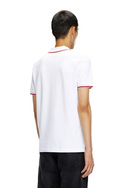 Diesel t-ferry-microdiv Polo shirt with micro Diesel embroidery