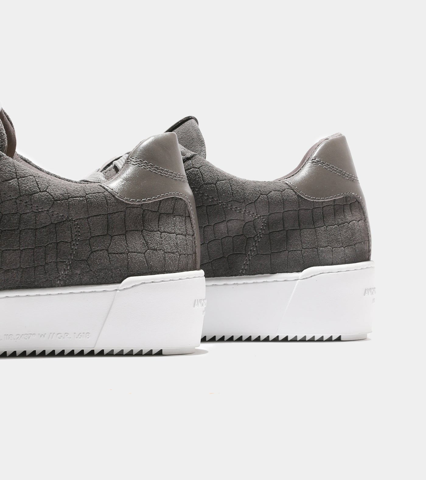 Android Homme Zuma Charcoal Caiman Croc AHP244-09