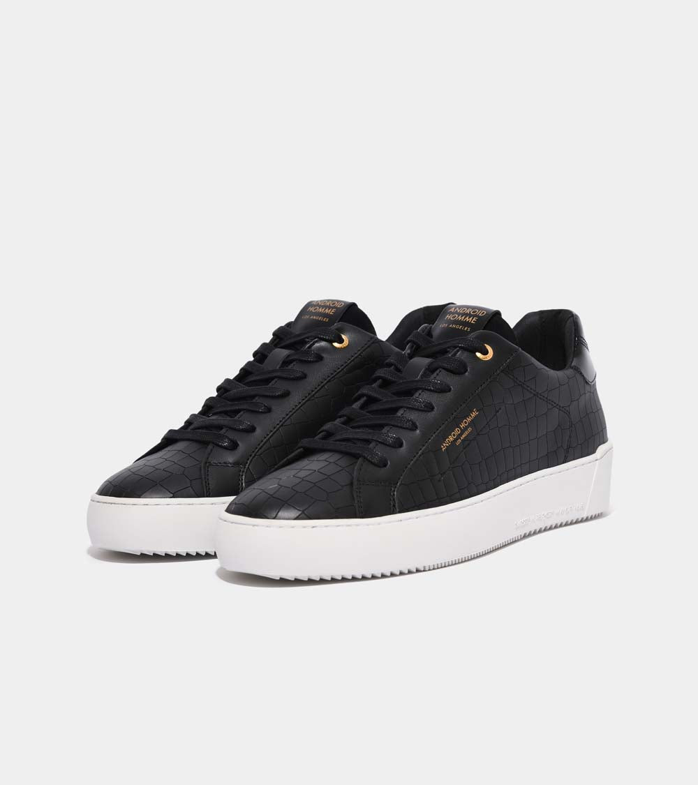 Android Homme Zuma Black Caiman Croc AHP213-08