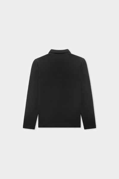 BALR. x FIVE Longsleeve Polo Jet Black