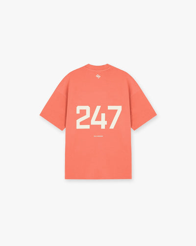247 Oversized T-Shirt - Coral