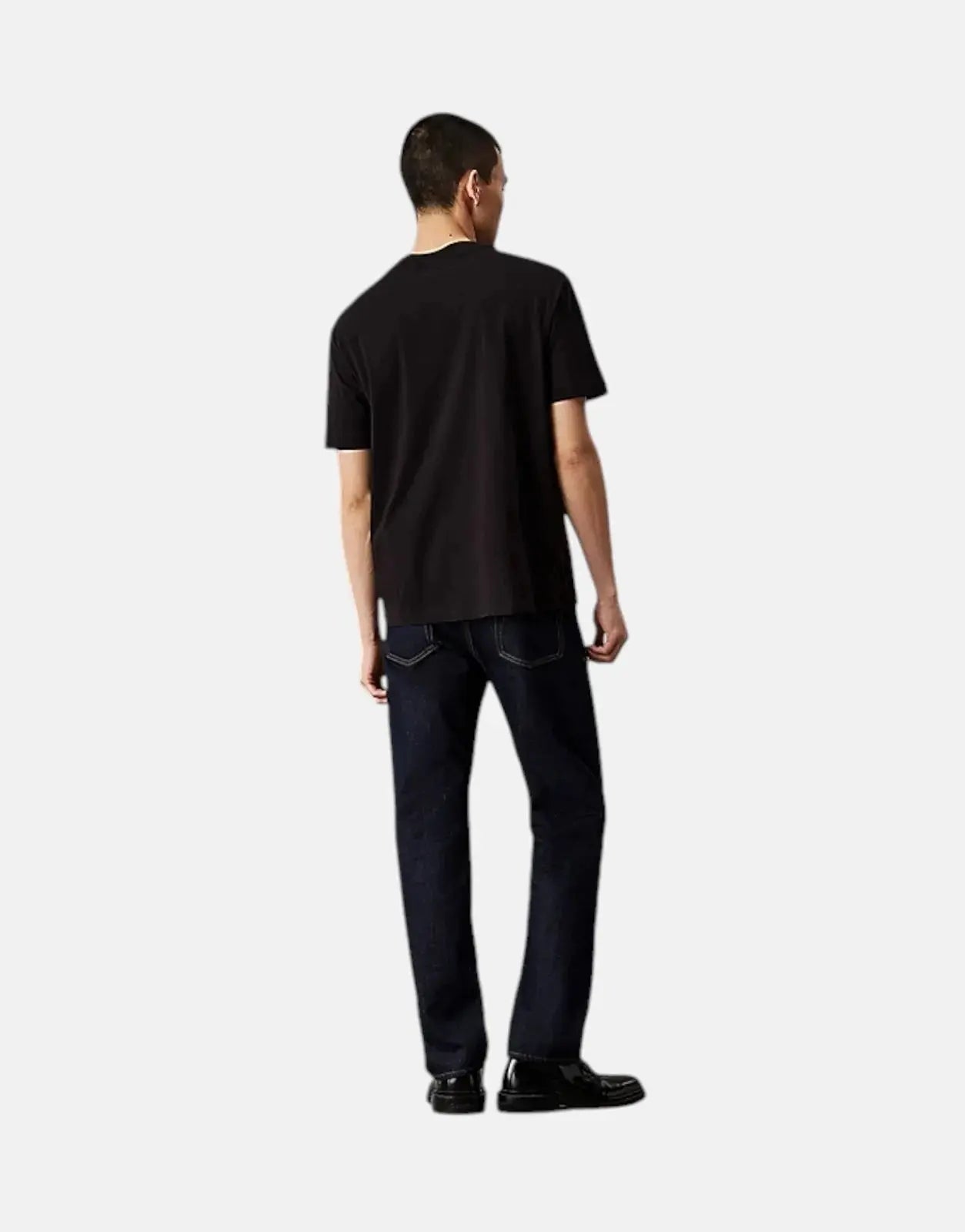 Calvin Klein Basketball Court Graphic Black T-Shirt