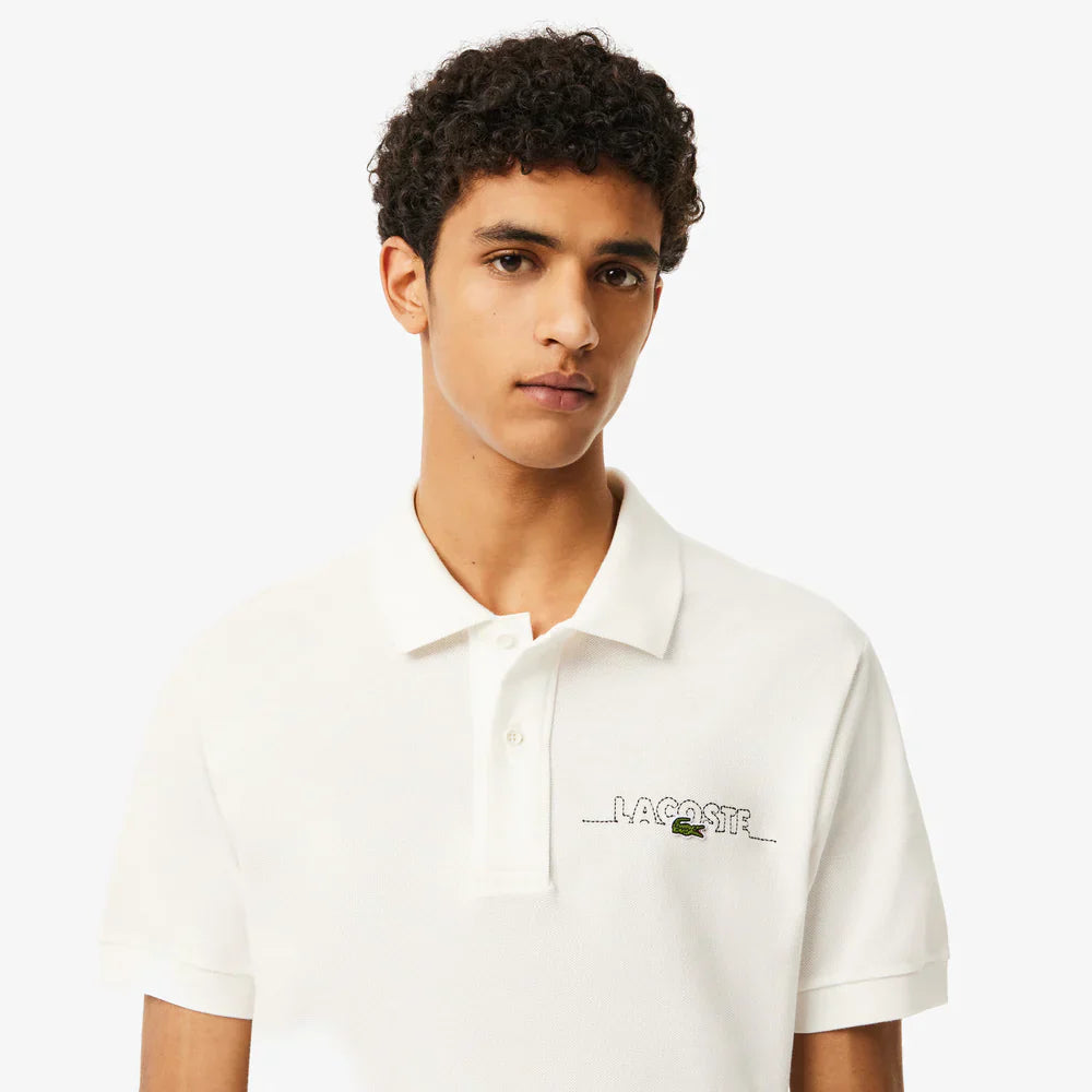 Lacoste Original l.12.12 lacoste wording french made polo shirt