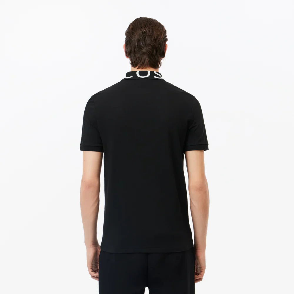 Lacoste Movement Jacquard Collar Polo Shirt