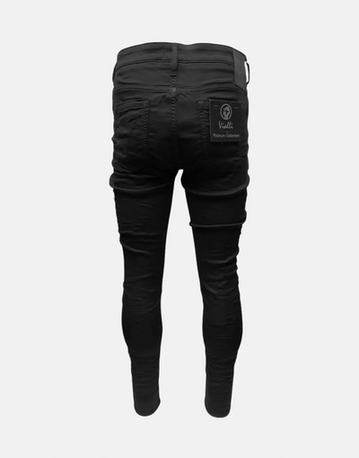 Vialli Joker Ultra Fit Black Jeans