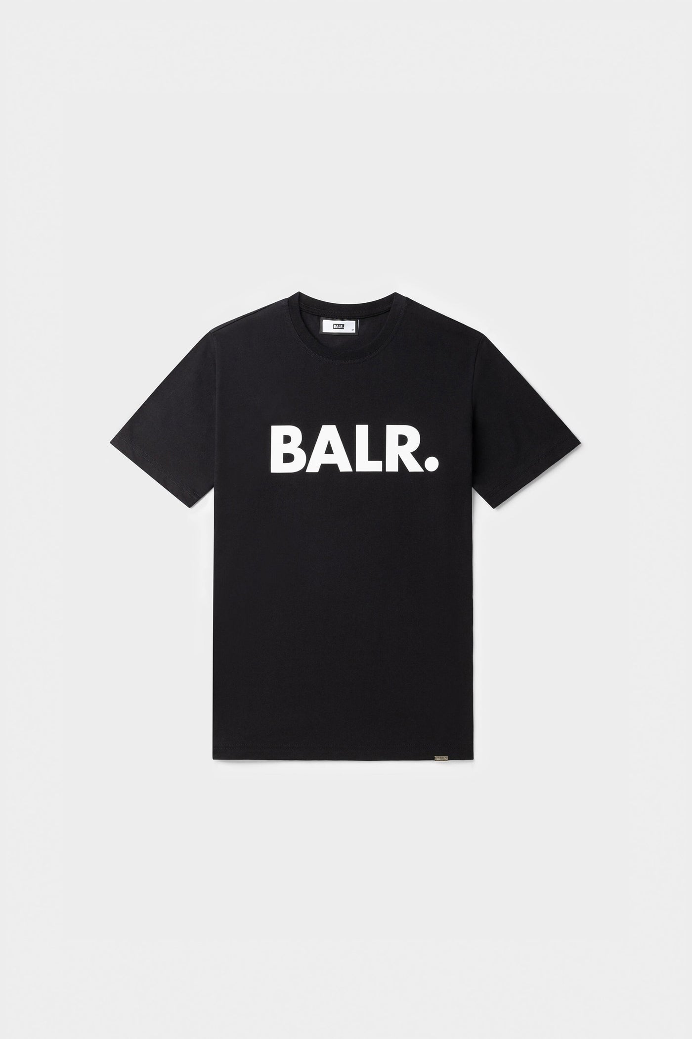 Brand Straight T-Shirt Jet Black